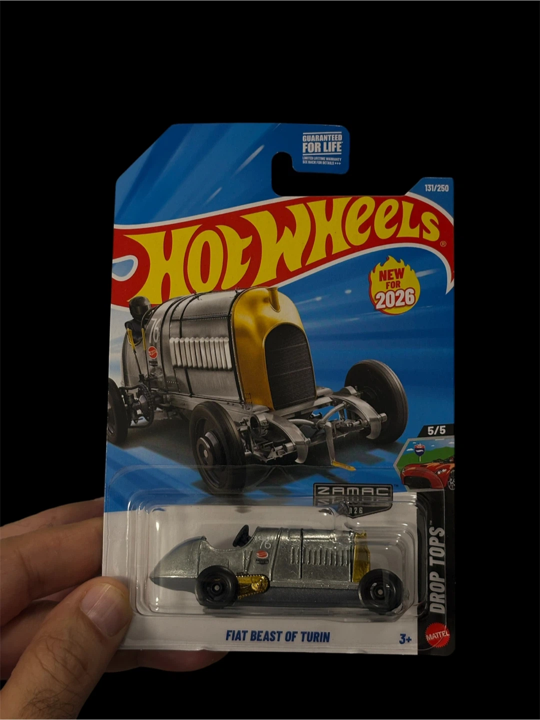 Hot Wheels Fiat Beast of Turin ZAMAC