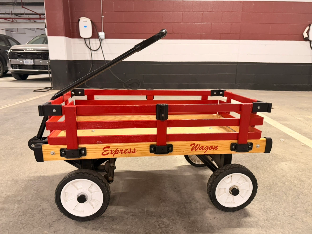 Red Wooden Express Wagon