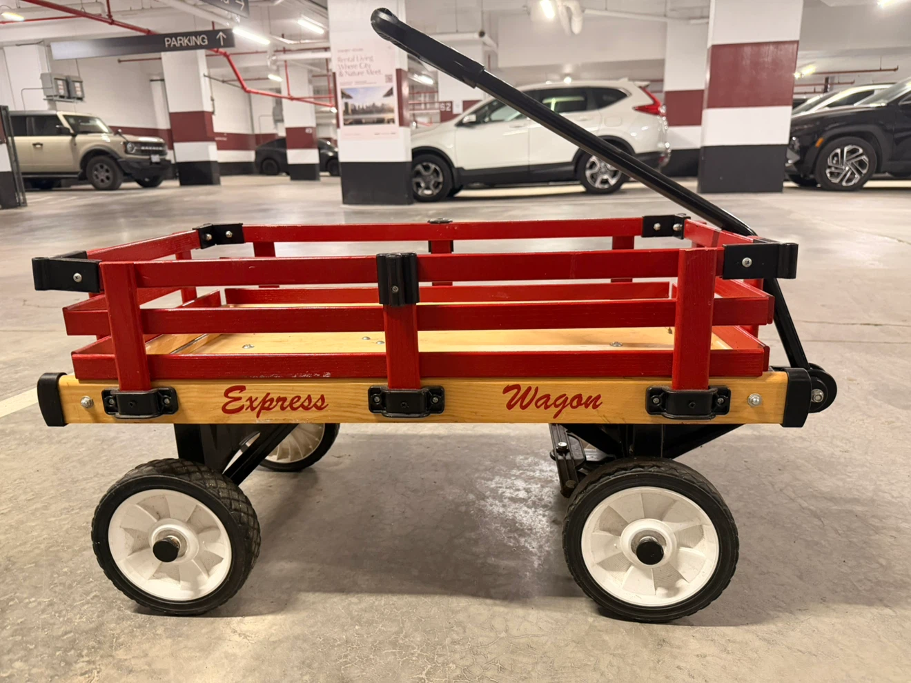 Red Wooden Express Wagon - photo 3