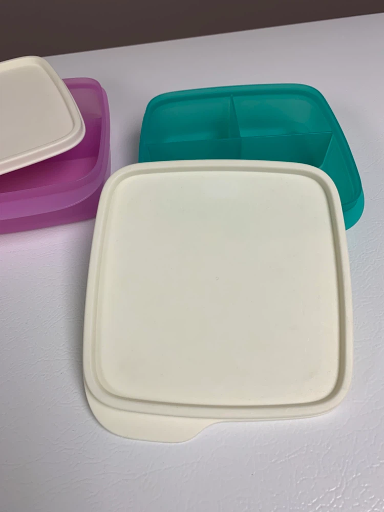 Tupperware Divided Lunch Containers - photo 3