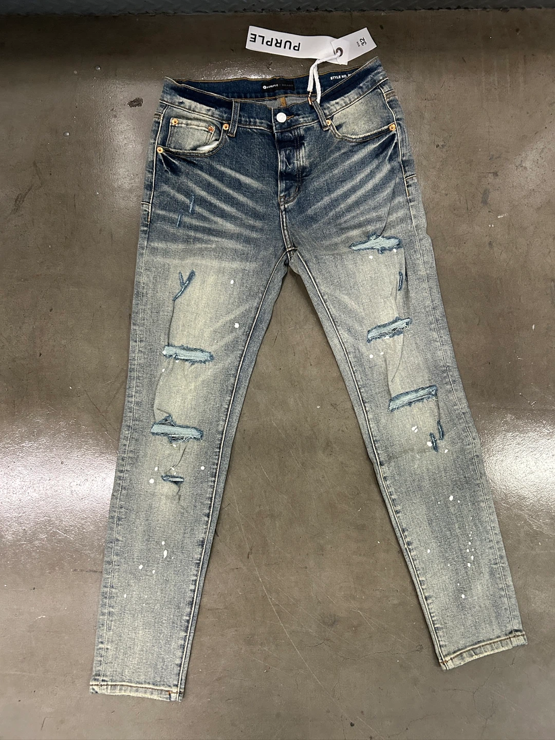 Purple Brand Distressed Denim Jeans