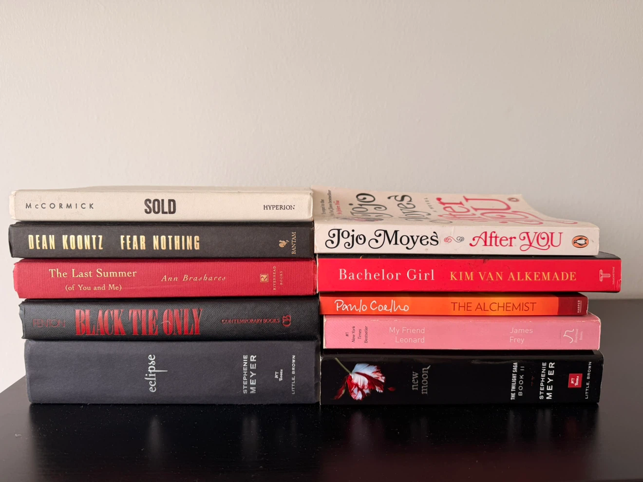 Set of 10 Assorted Fiction Novels