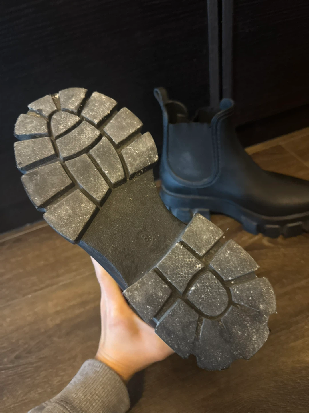 [USED!] Jeffrey Campbell Rain Storm Platform Chelsea Boots - photo 2
