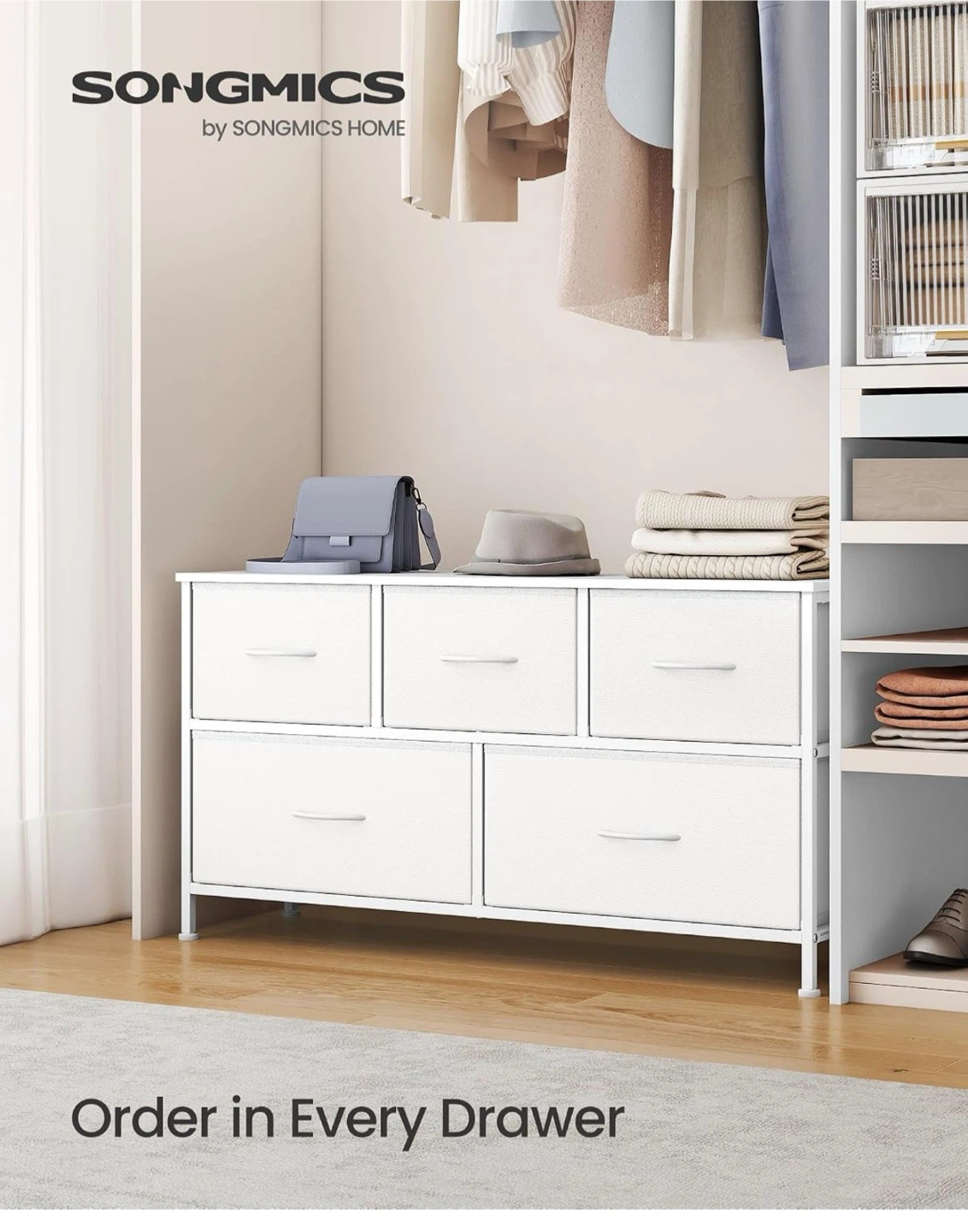 SONGMICS BELLAH 5-Drawer Storage Unit 5DB - photo 3