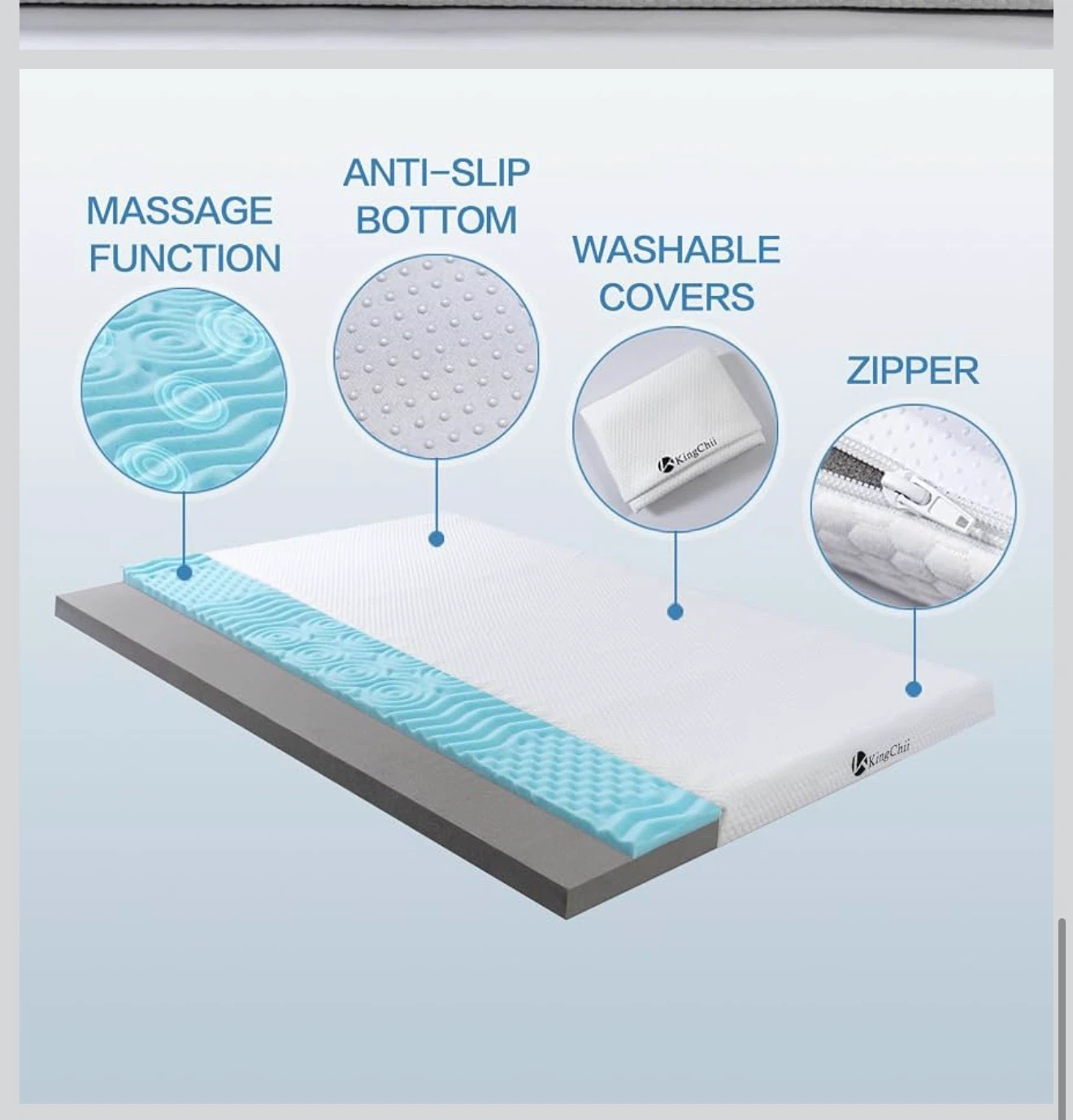 KingChii Memory Foam Camping Mattress KCM - photo 4