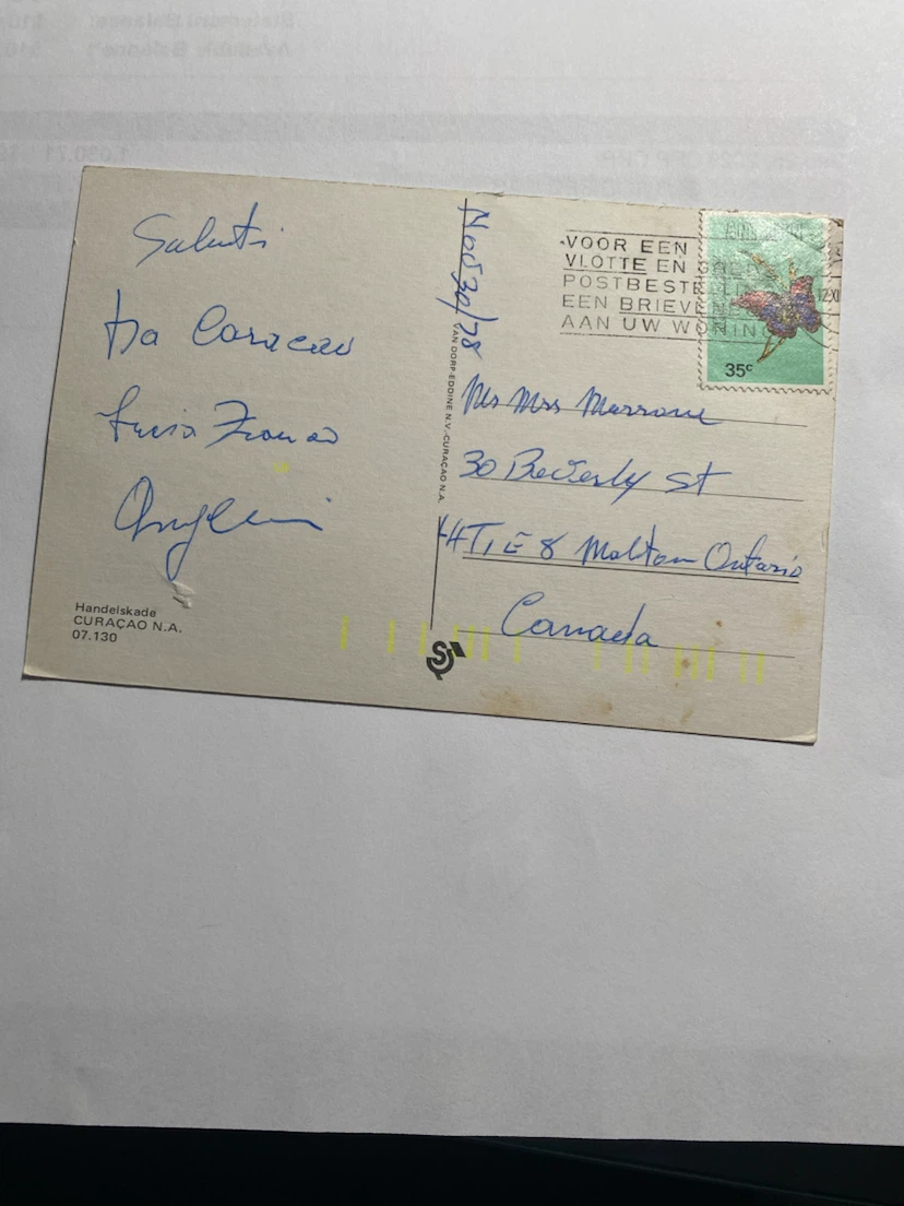 Vintage Curaçao Picture Postcard - photo 2