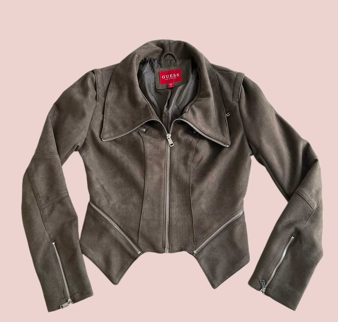 GUESS Faux Suede Jacket