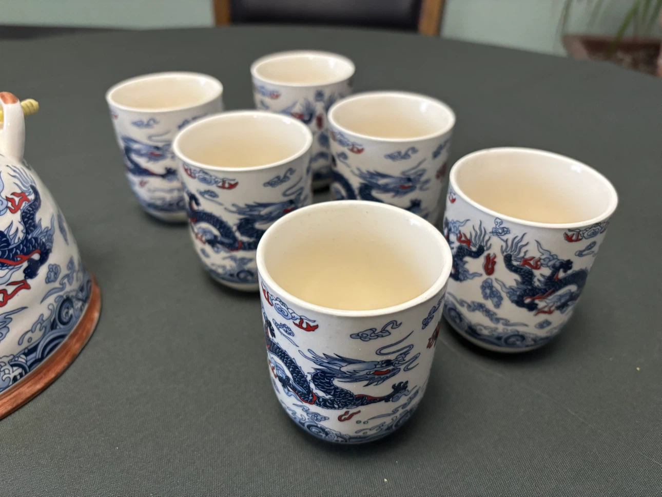 Ceramic Dragon Tea Set - photo 2