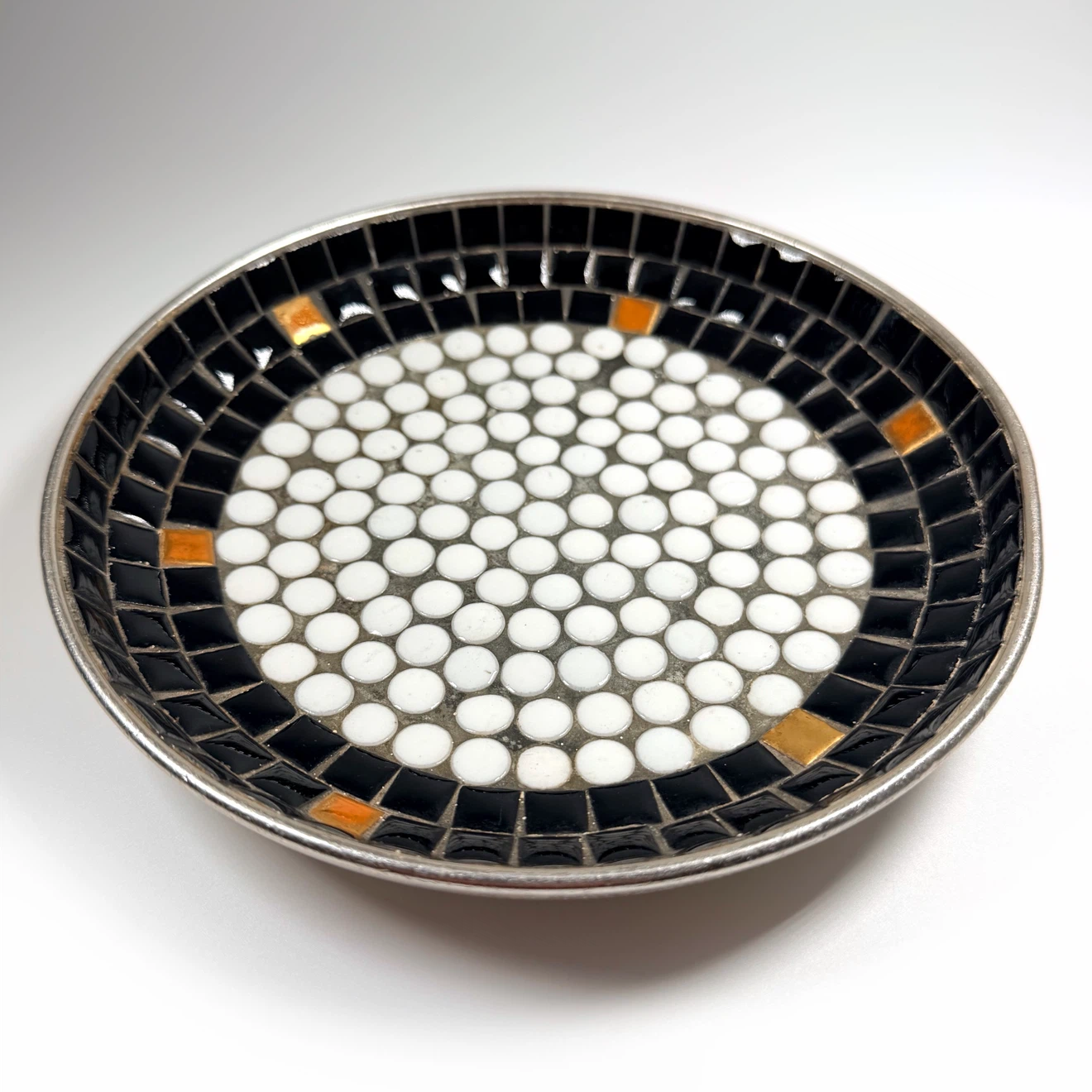 Vintage Mosaic Tile Dish