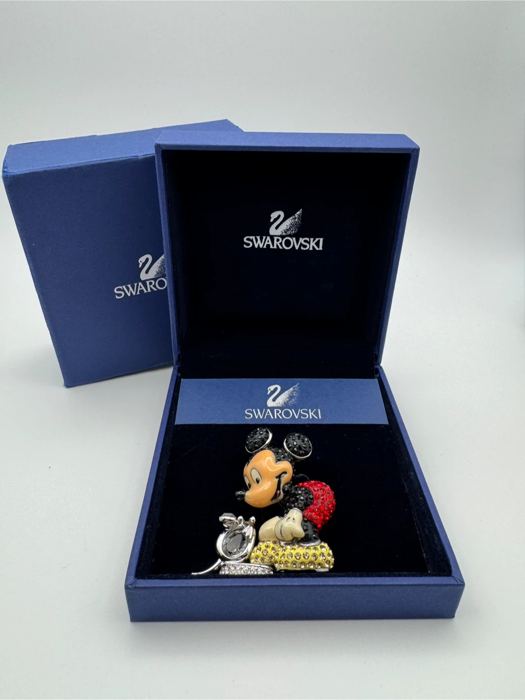 SWAROVSKI DISNEY MICKEY MOUSE BROOCH FROM 2005