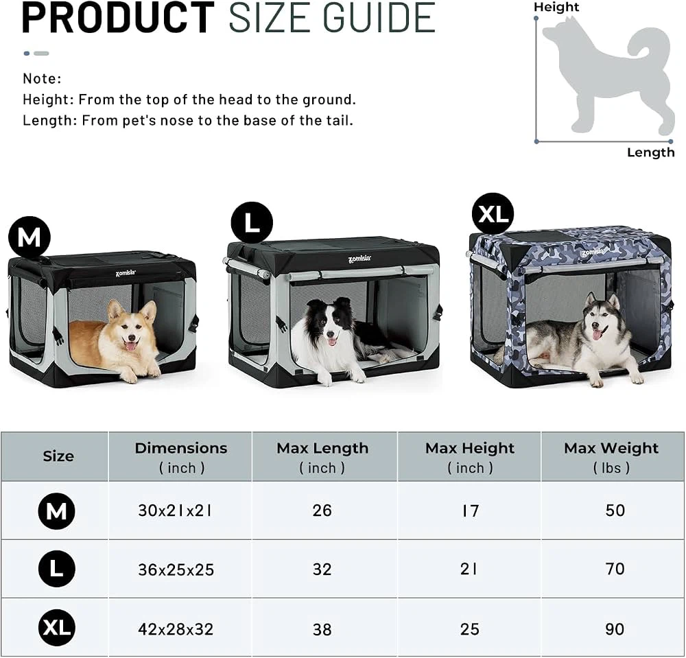 ZOMISIA Collapsible Crate for Medium Pets  - BNIB - photo 4