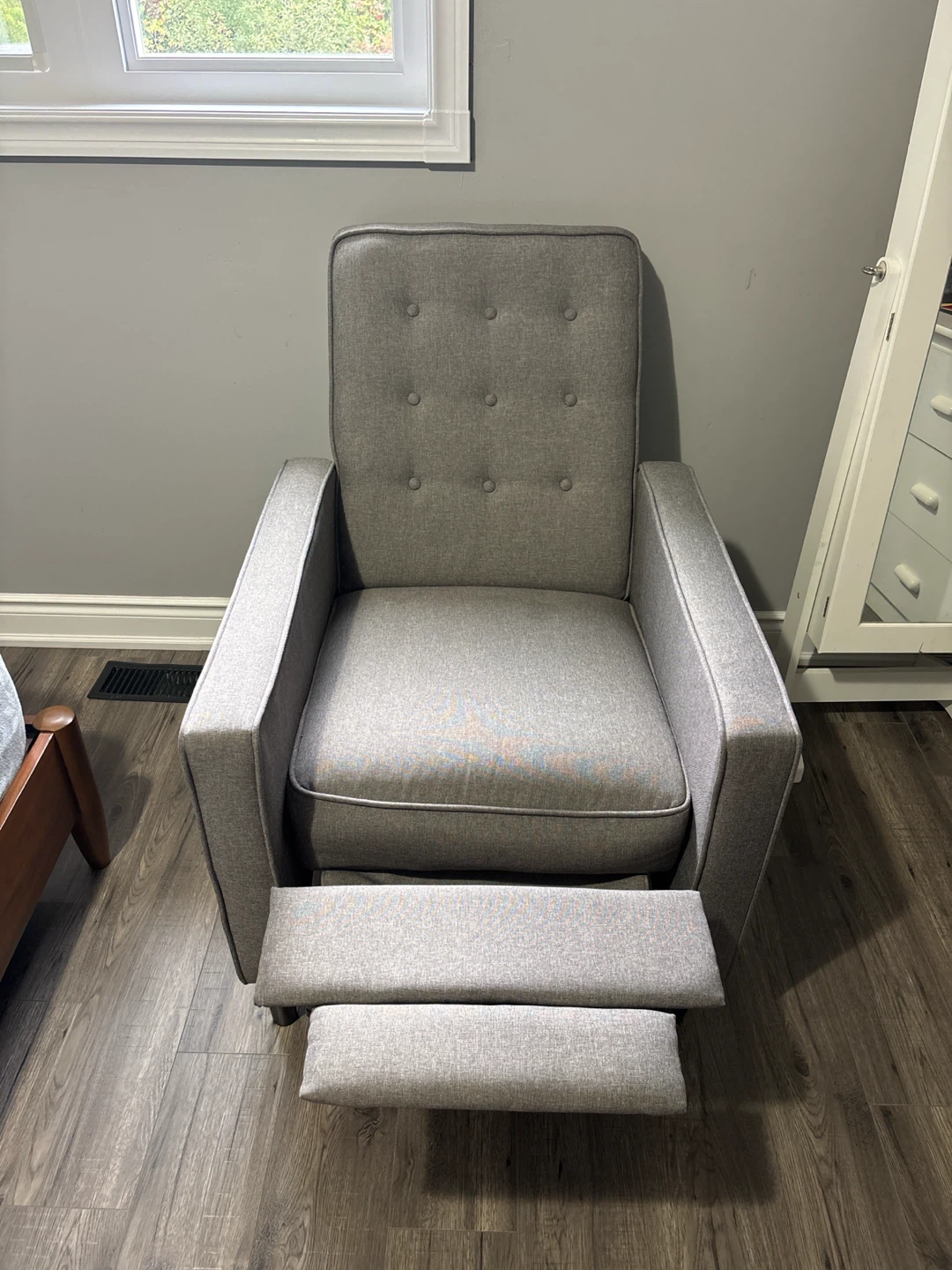 Grey Recliner Chair - photo 2