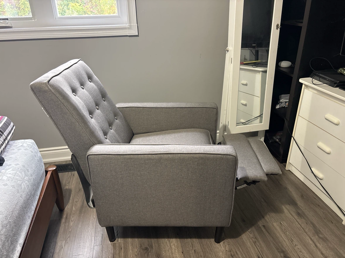 Grey Recliner Chair - photo 3