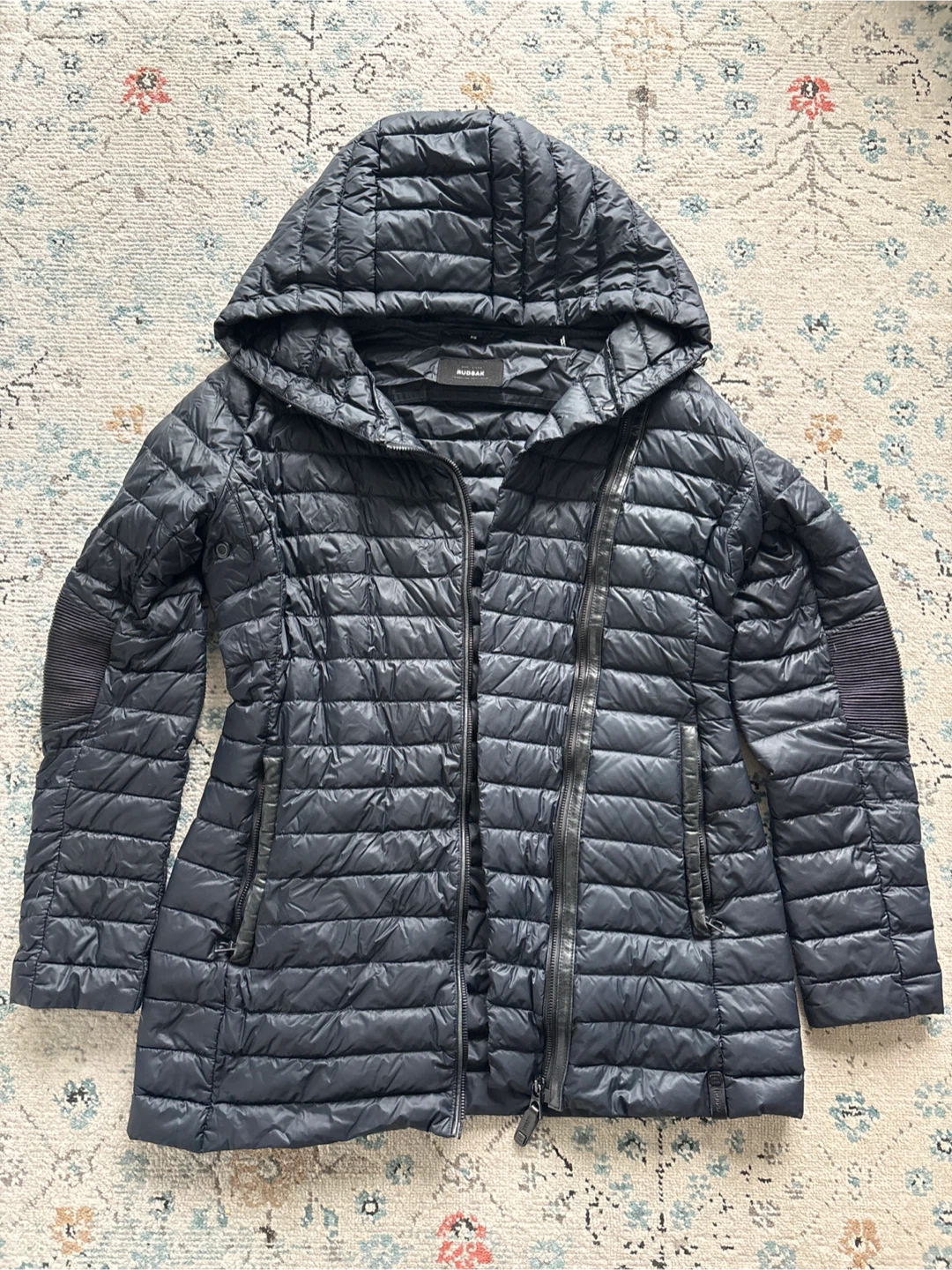 Rudsak Black Quilted Hooded Puffer Jacket