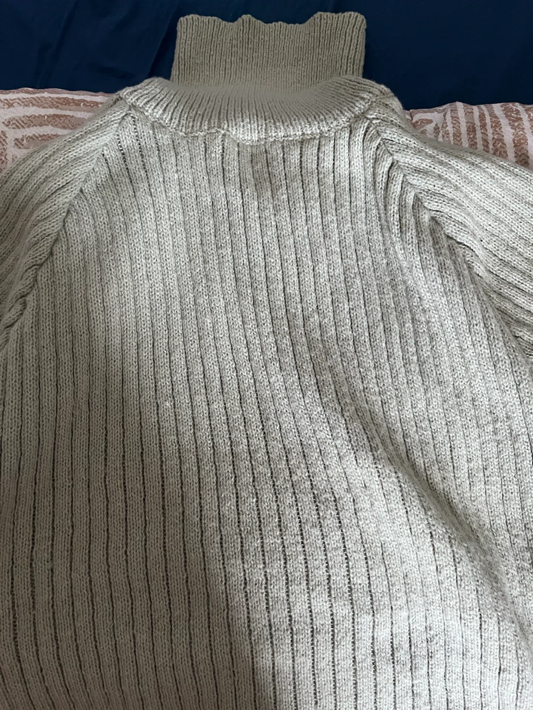 Sage Green Ribbed Turtleneck Sweater - photo 2