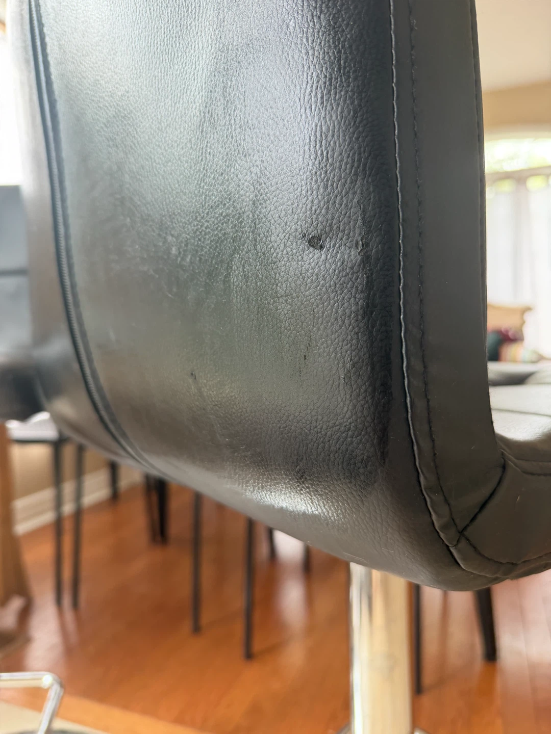Black adjustable bar stools - photo 5