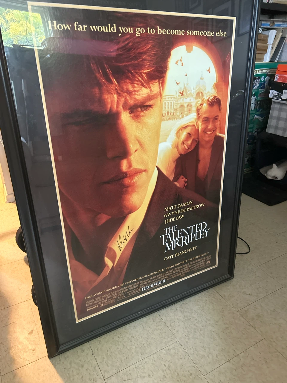 Framed The Talented Mr. Ripley Poster - photo 3