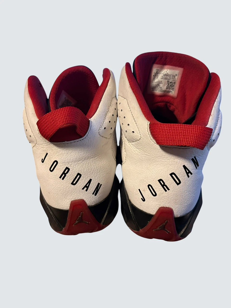Size 8 Men’s Nike Jordan lift off White Red Gym Shoes - photo 2
