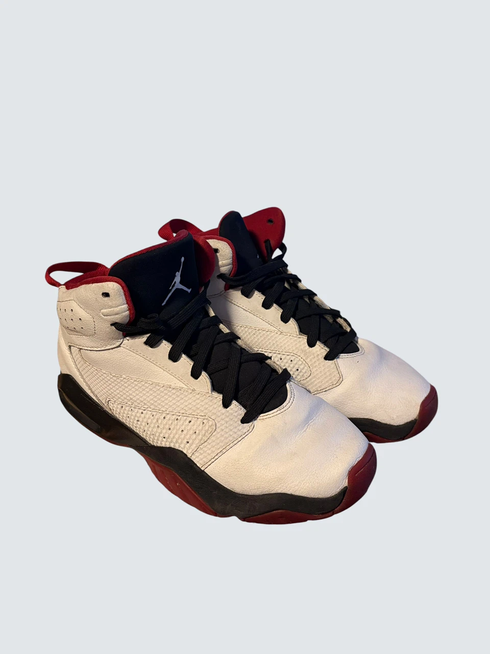 Size 8 Men’s Nike Jordan lift off White Red Gym Shoes - photo 5