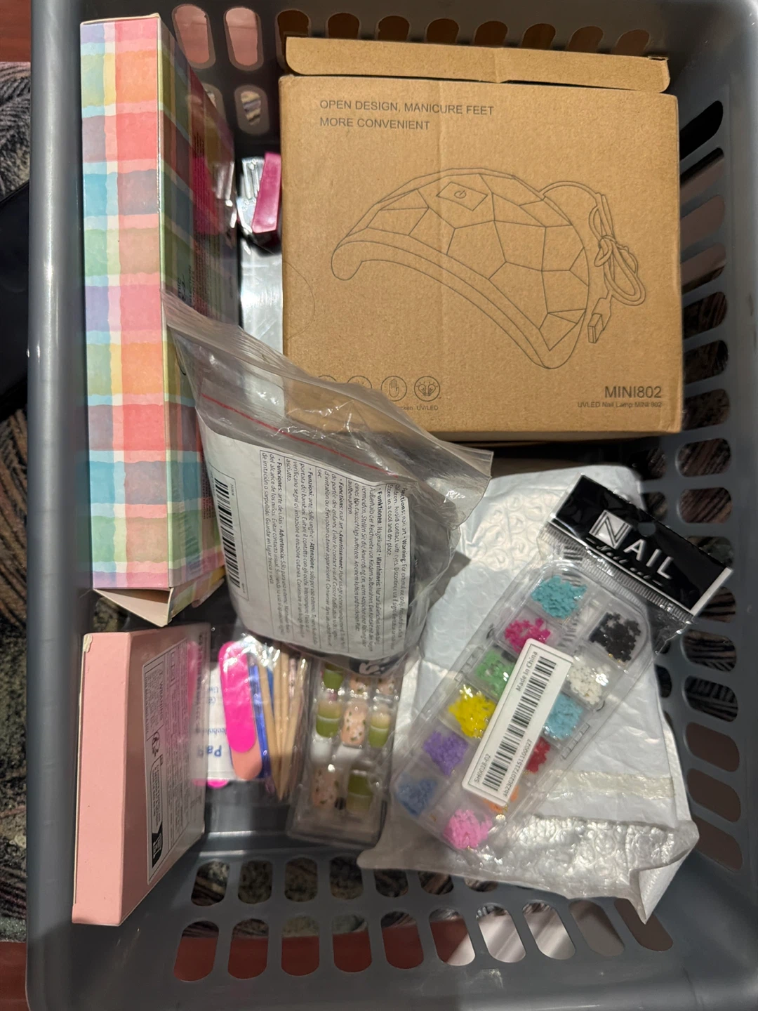 Nail Art Lamp and Accessories Kit