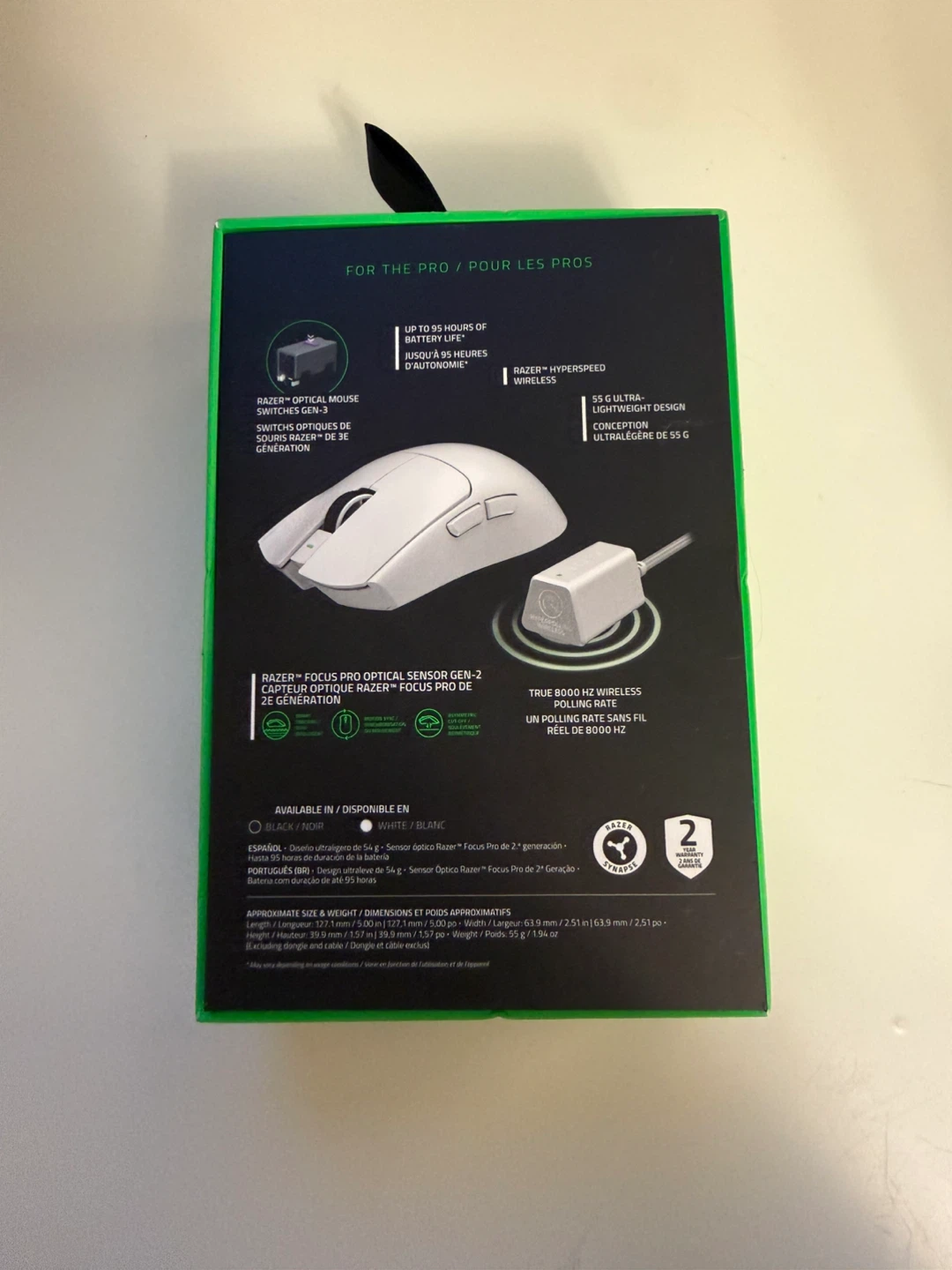 Razer Viper V3 Pro White Edition Wireless Gaming Mouse - photo 4