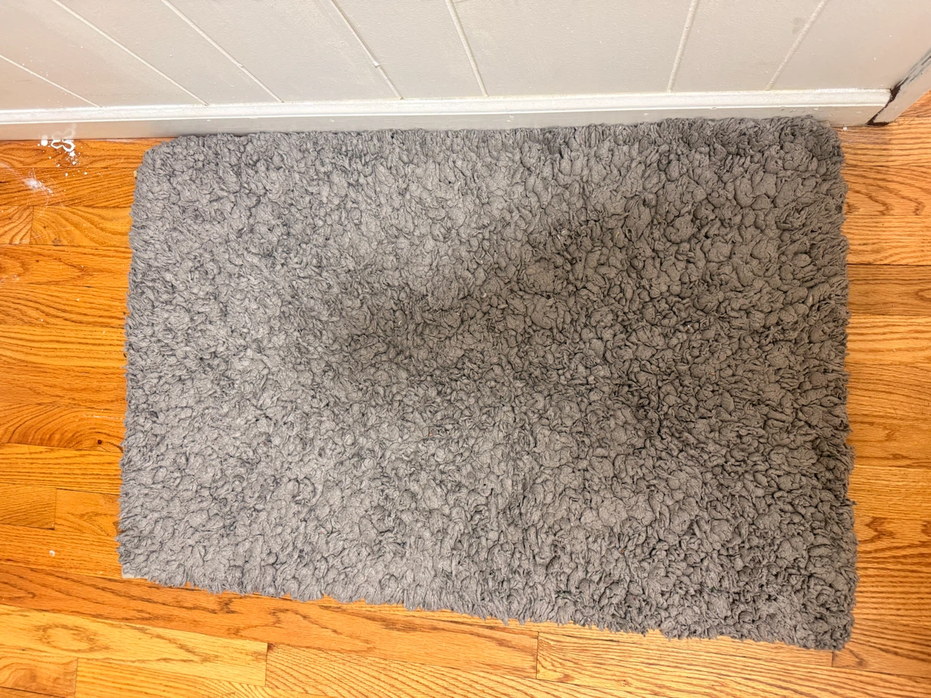 2 Gray Shag Area Rug