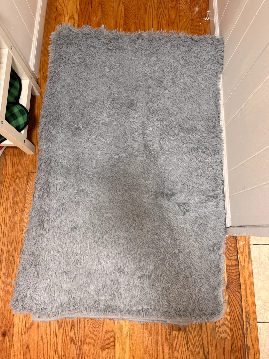 2 Gray Shag Area Rug - photo 2