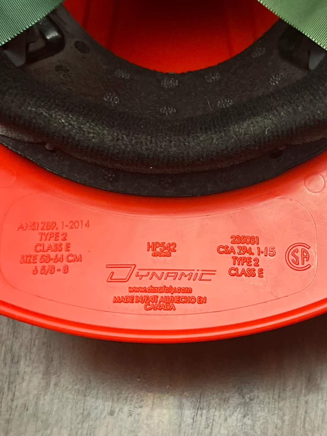 New Dynamic Safety Hard Hats Red ($30 each or $50 both) - photo 2