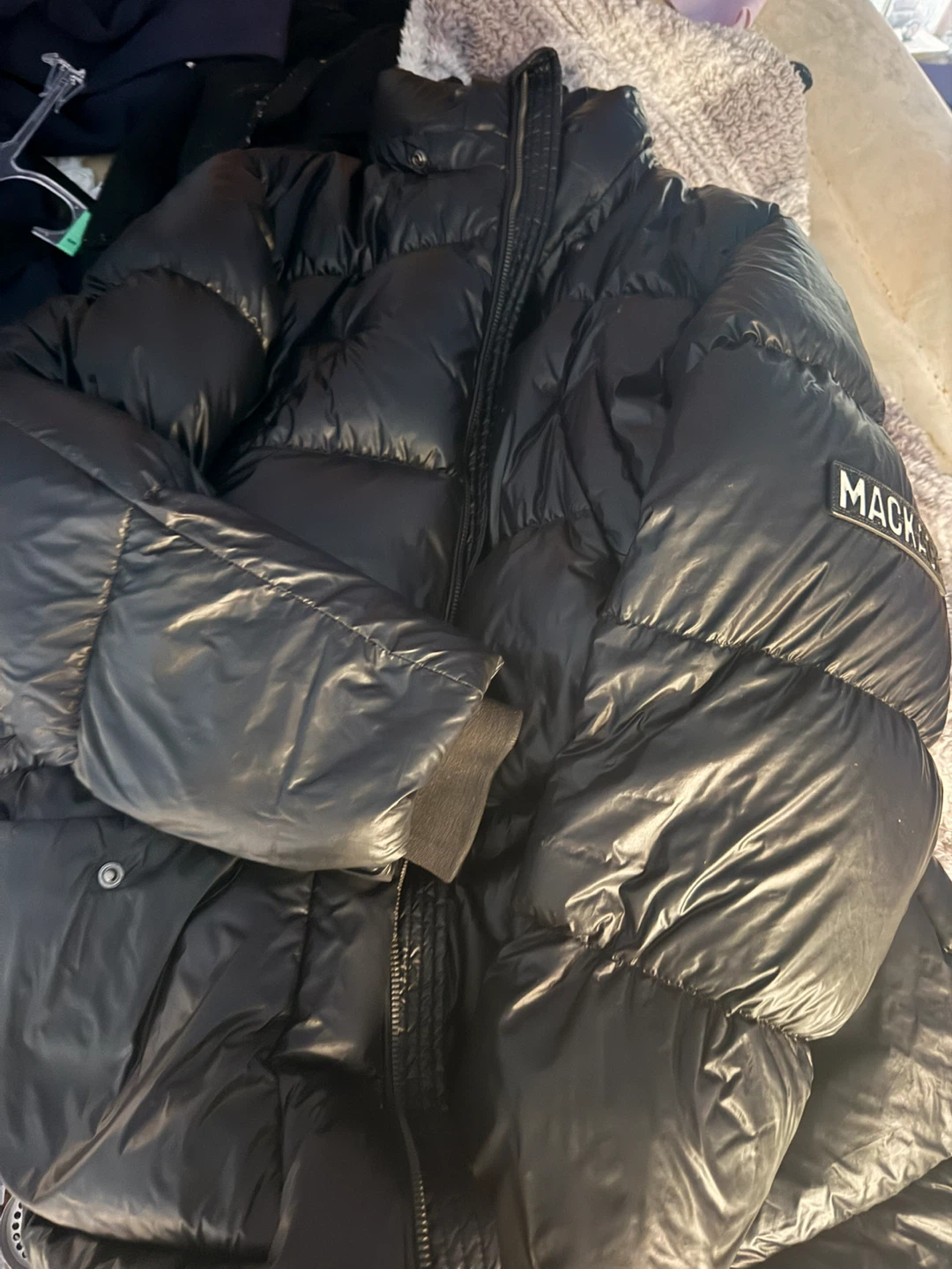 Mackage Black Down Puffer Jacket