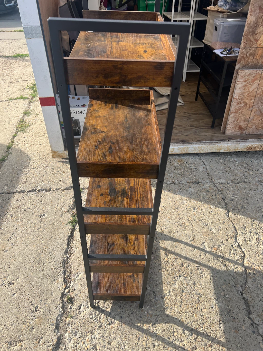 Industrial style 5-tier storage shelf - photo 3