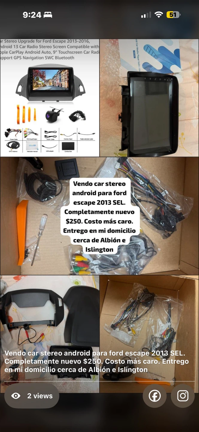 Android Car Stereo for Ford Escape 2013-2016