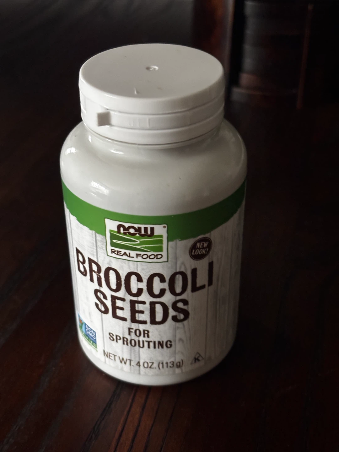 NOW Real Food Broccoli Seeds for Sprouting