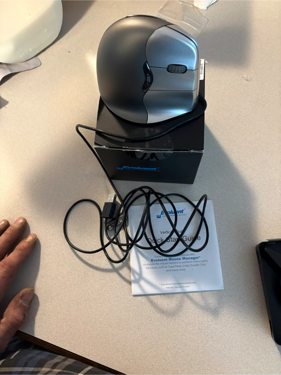 Evoluent VerticalMouse 4 Right Handed Wired Mouse
