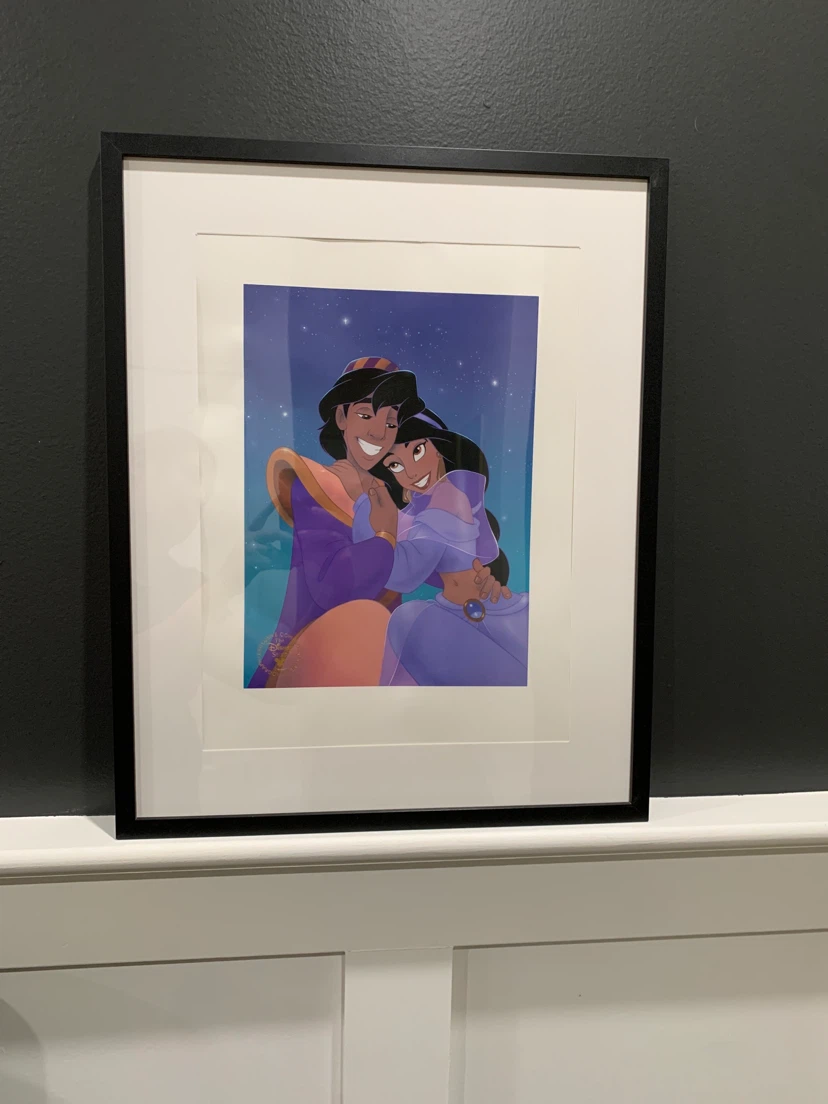 Vintage - 1993 Disney Aladdin Commemorative Lithograph