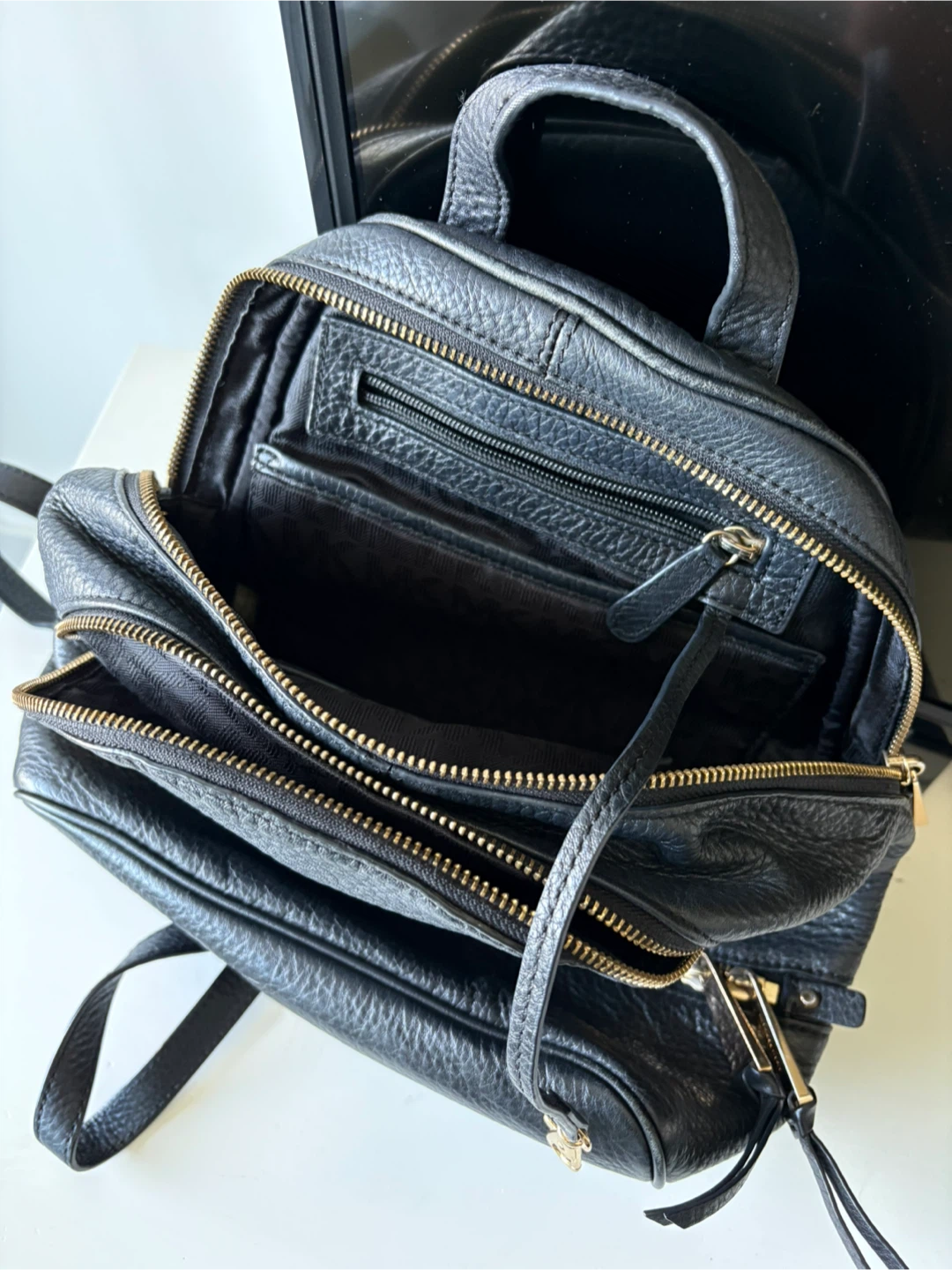 MICHAEL HORS - Leather Backpack - photo 3