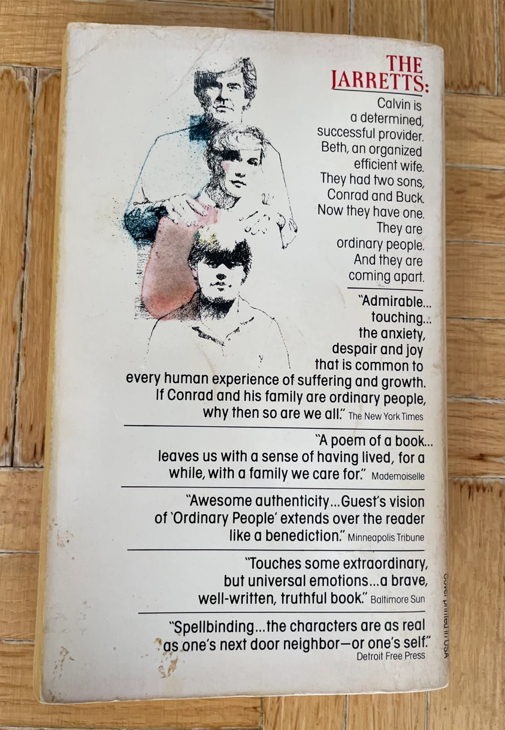 Vintage 1976 Ordinary People Paperback Book - photo 3