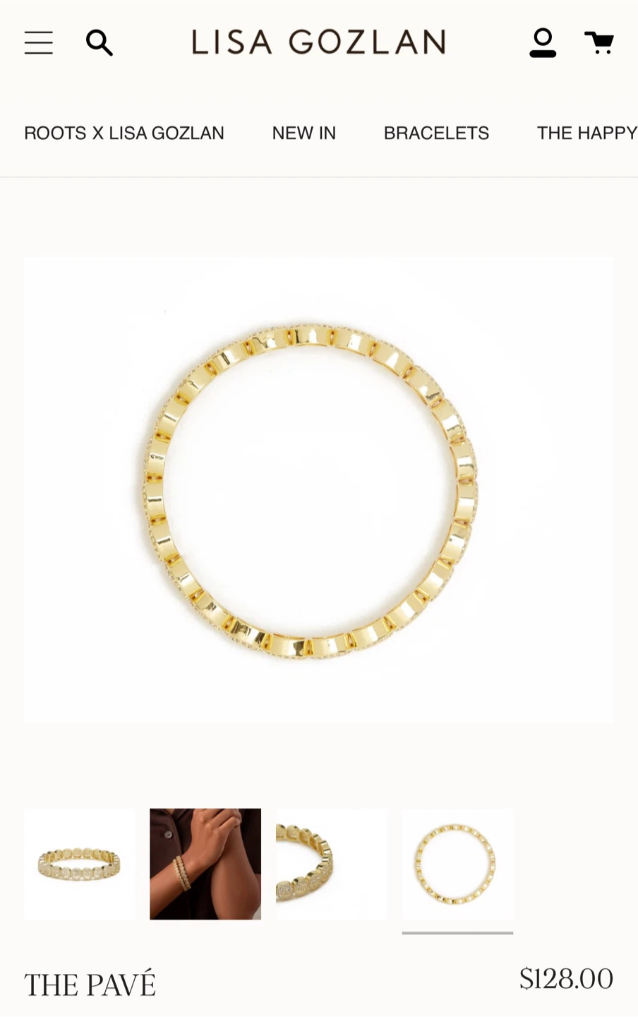 Lisaq Gozlan THE PAVÉ Bracelet – Brand New