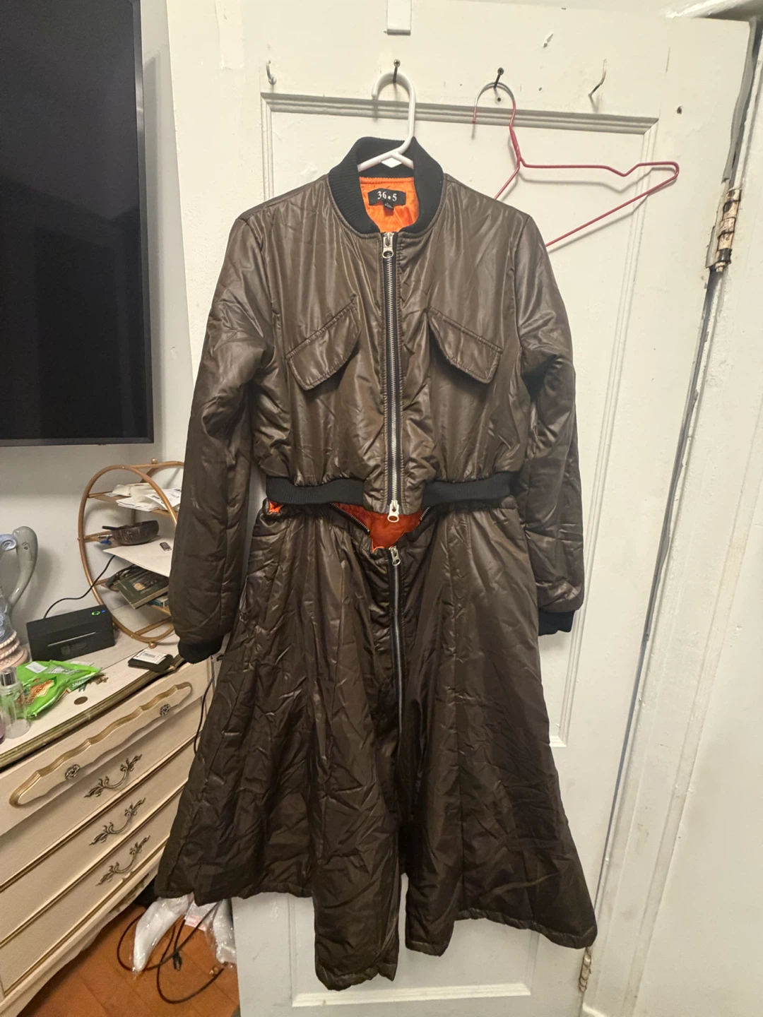 36.5 Bomber Jacket Style Coat