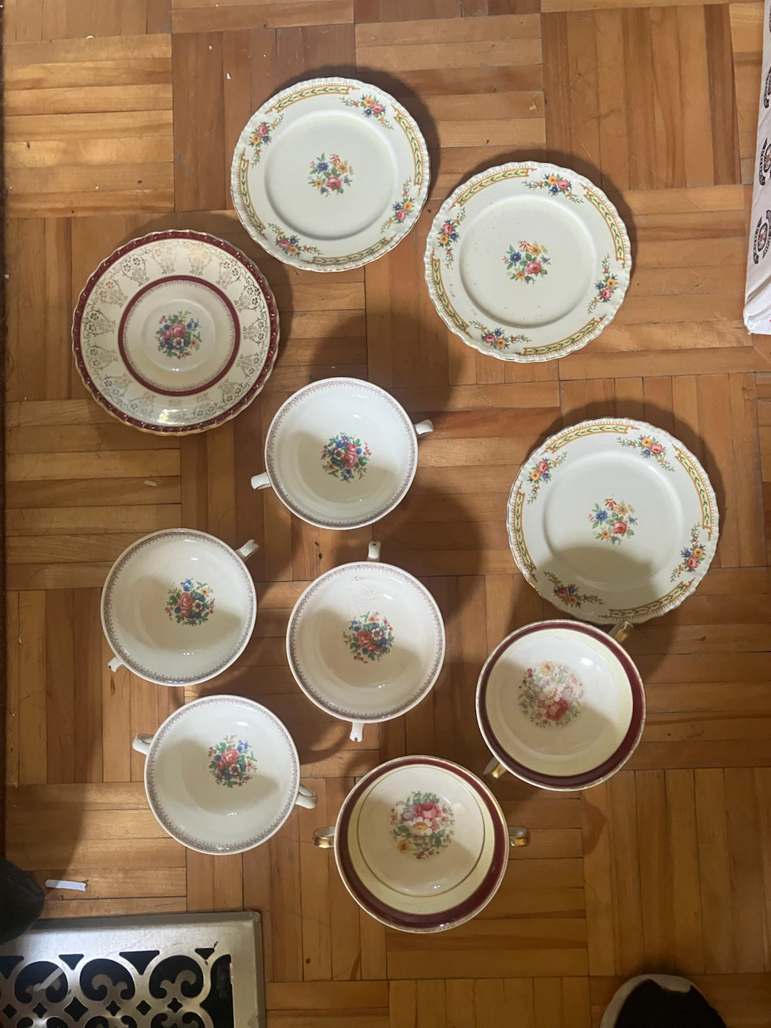 Myott Staffordshire England Vintage China Set
