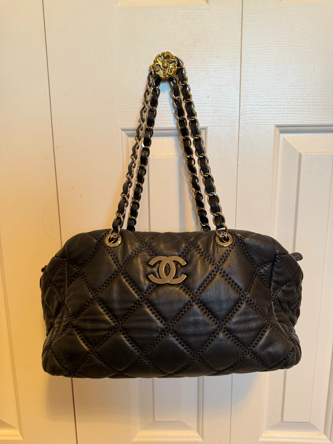 Chanel Black Quilted Leather Shoulder Bag