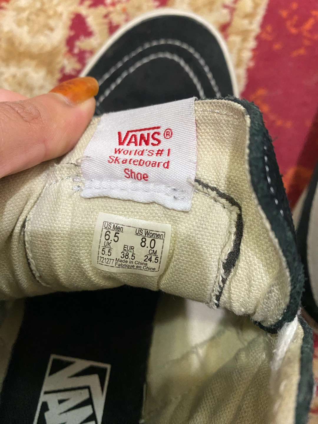 Vans sneakers (US Men's 6.5 / US Women's 8) - photo 3