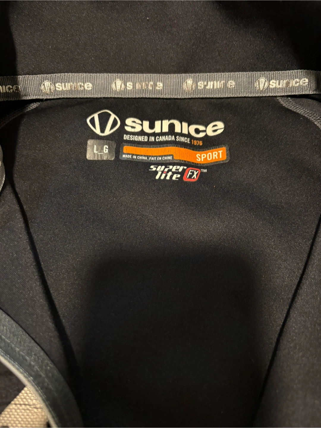 Sunice Super Lite FX Quarter-Zip Pullover Black - photo 2