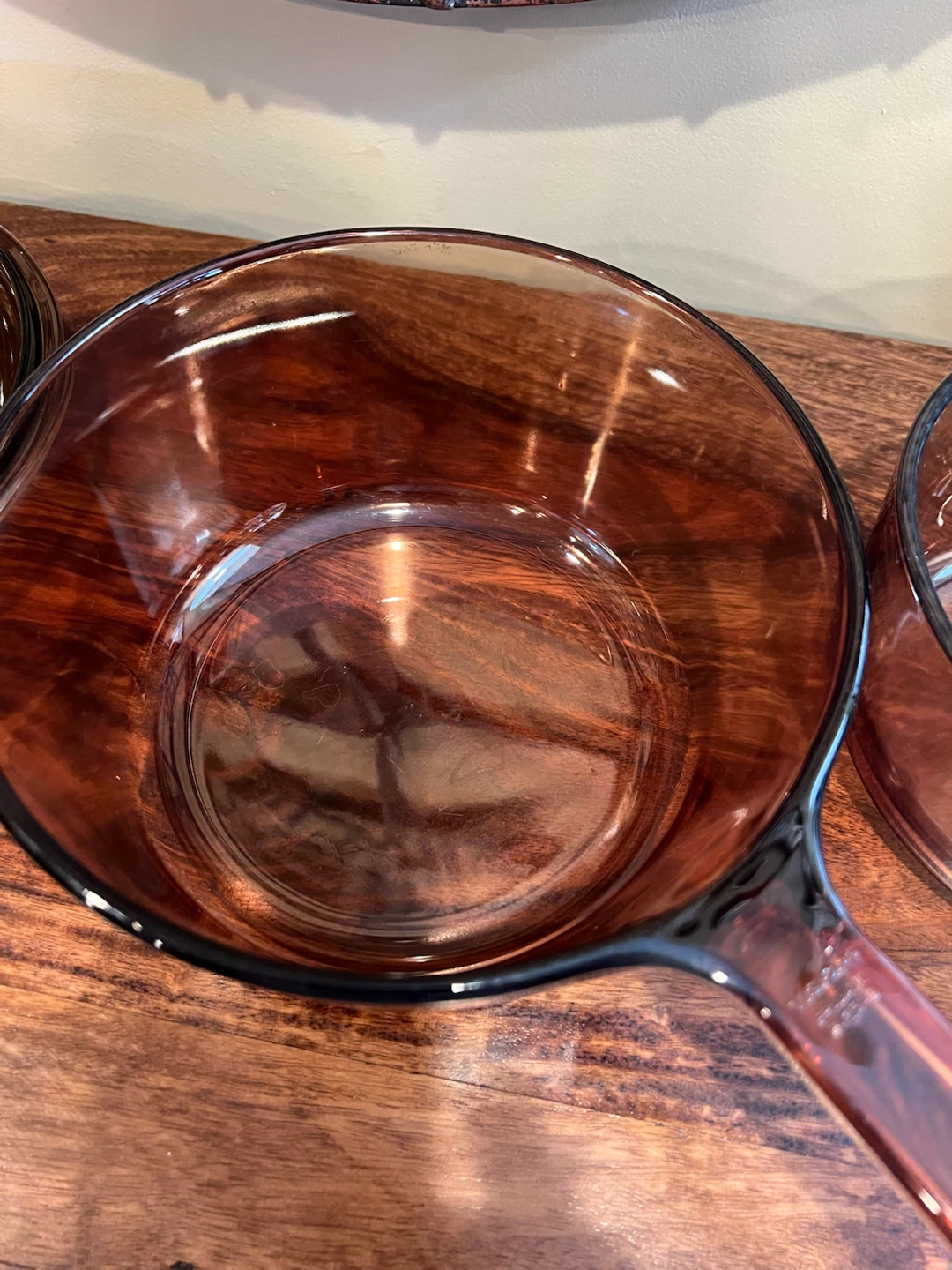 Vintage Visions Amber Glass Saucepan Set - photo 4