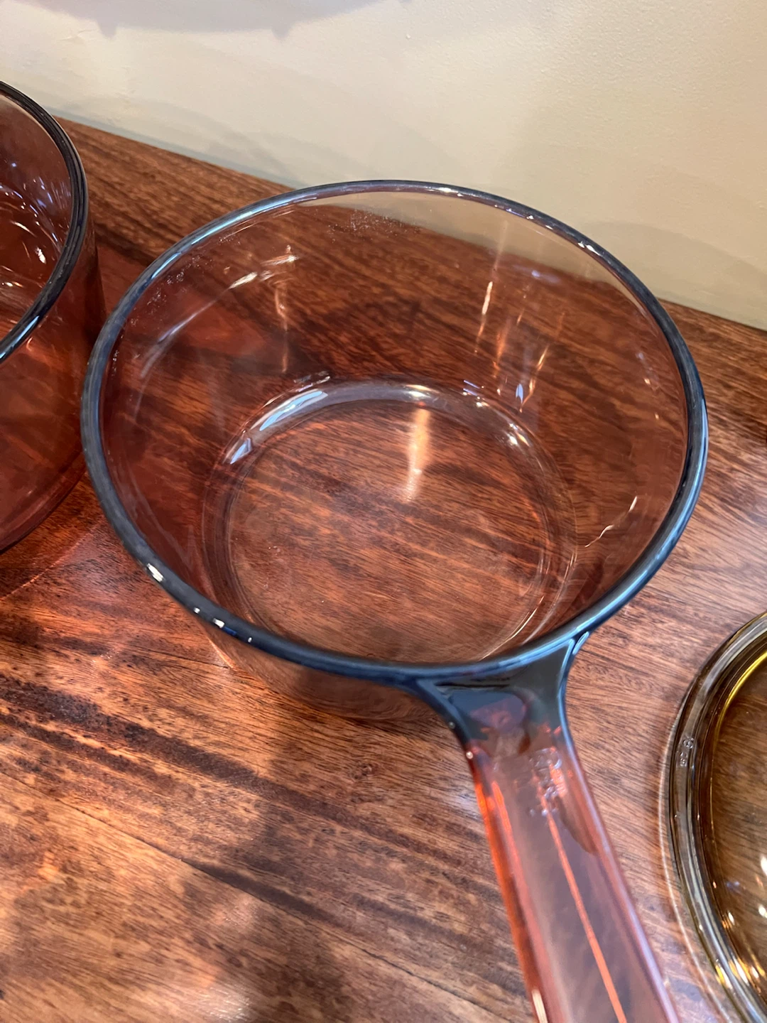 Vintage Visions Amber Glass Saucepan Set - photo 5
