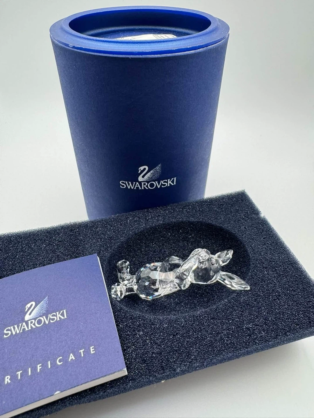 SWAROVSKI DISNEY “PIGLET” IN ORIGINAL CYLINDER - photo 2