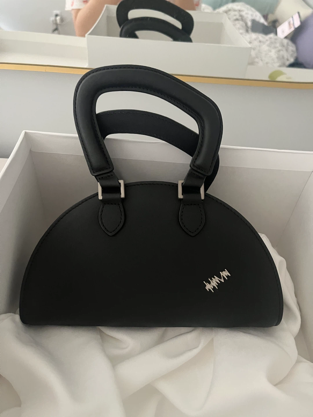 ADERERROR black Dein tote handbag
