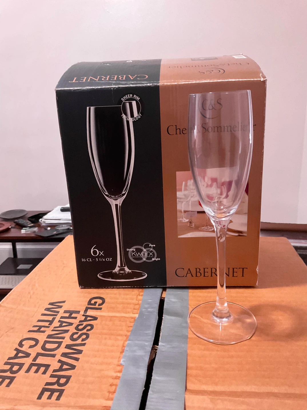 Chef & Sommelier Cabernet Champagne Flutes, Set of 6