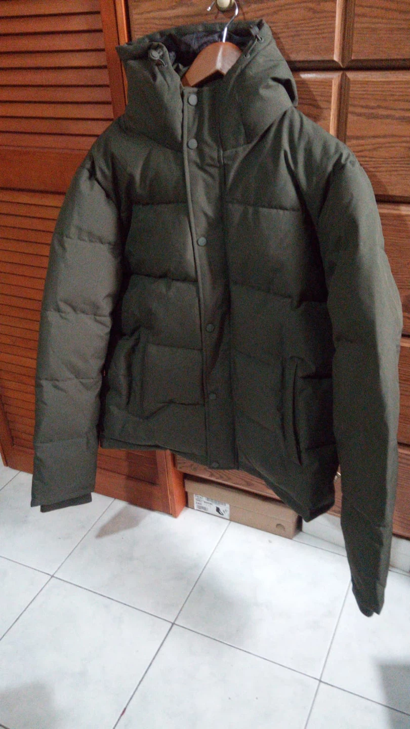 Olive Green Winter Puffer Jacket - photo 4
