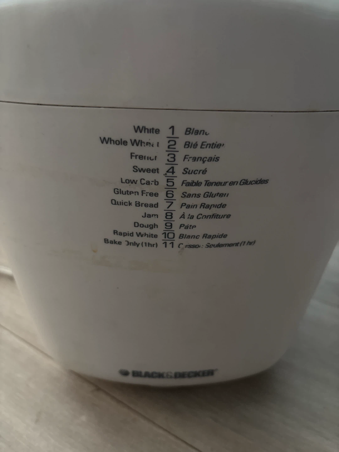 Black & Decker Bread Maker - photo 2