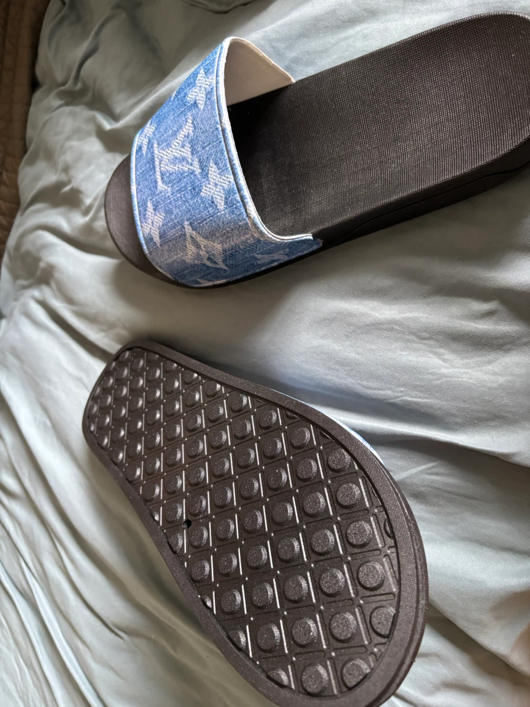 Louis Vuitton Inspired Monogram Slides - photo 2